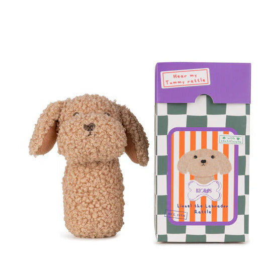 Lionel The Labrador Rattle | Giftboxed