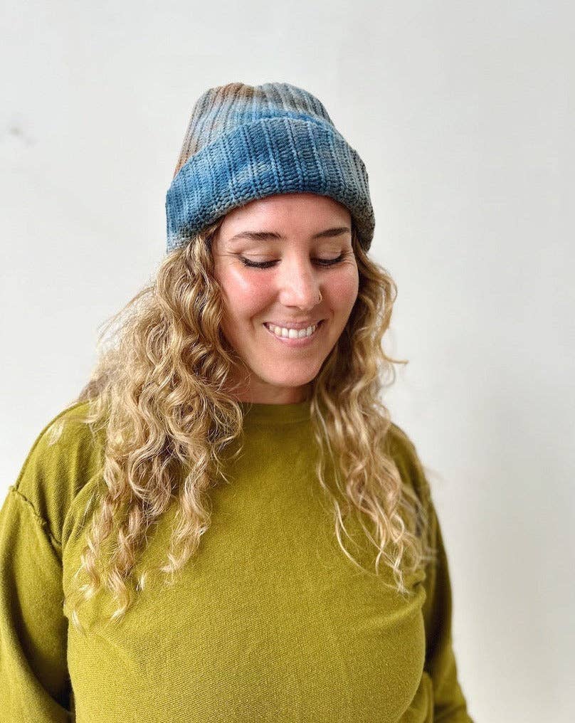 Hand Dyed Chunky Knit Beanie | Various Colours