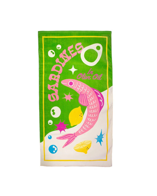 Beach, Please! Giant Beach Towel | Sardines