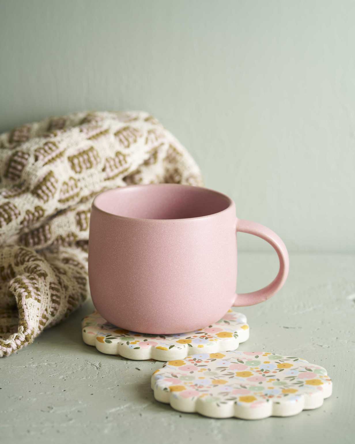 Set of 4 Coasters | Flower Market