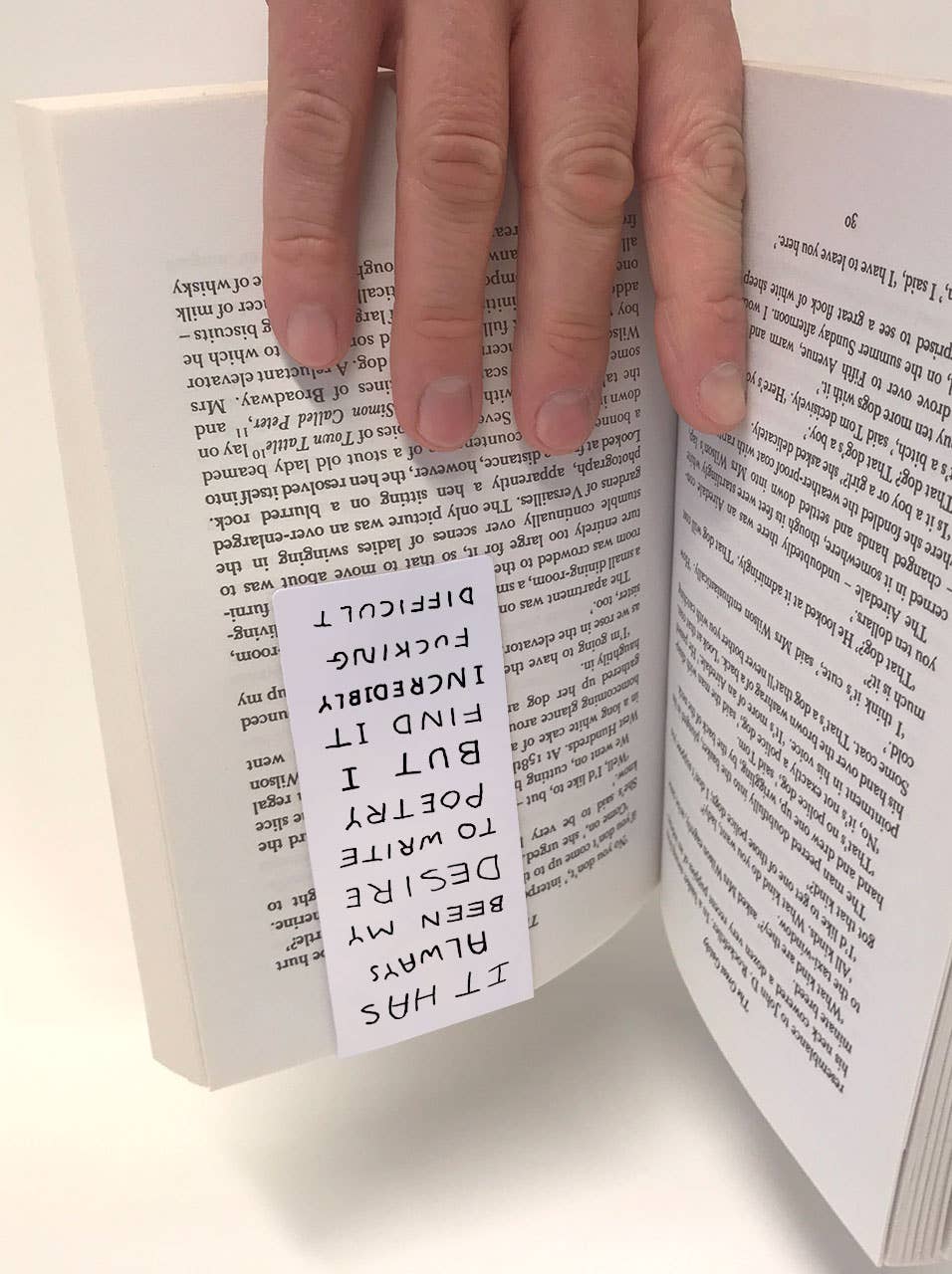 Write Poetry | Magnetic Bookmark x David Shrigley