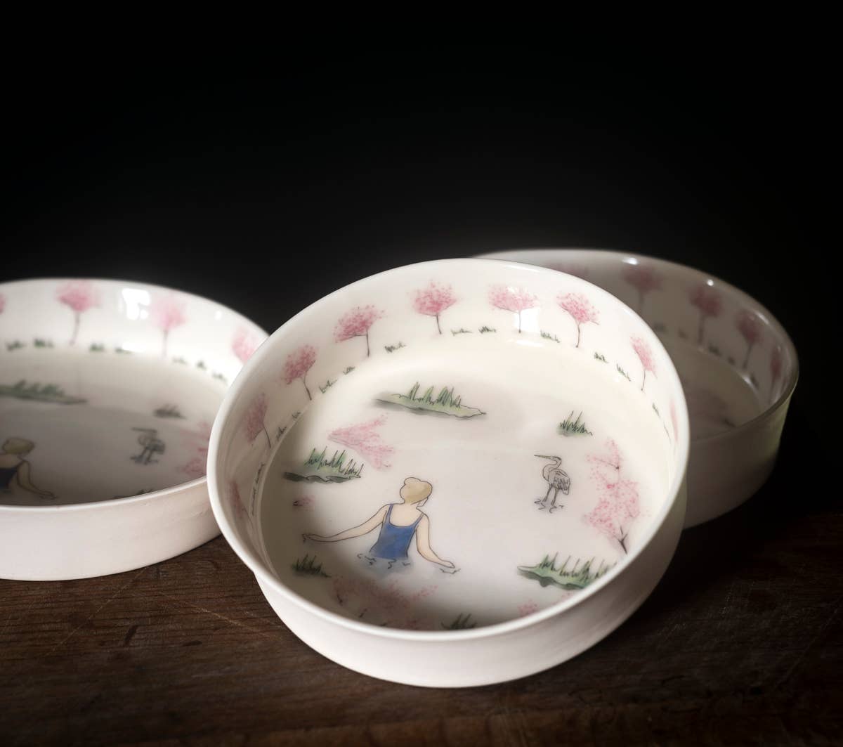 Cherry Blossom Wild | Swimming Bowl