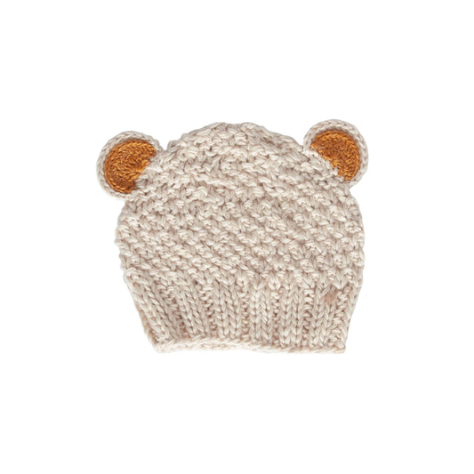 Bear Beanie | Oatmeal