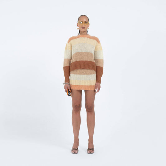 Mohair Standard Sweater | Soft Sunset
