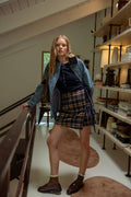 Plaid Wrap Skort