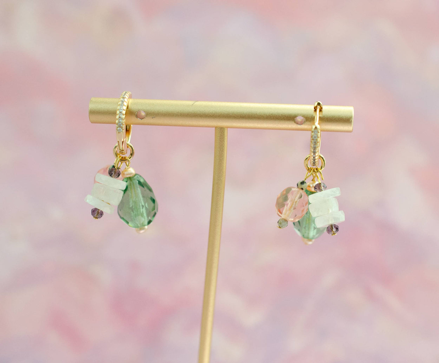 Isla | Charm Hoop Earrings