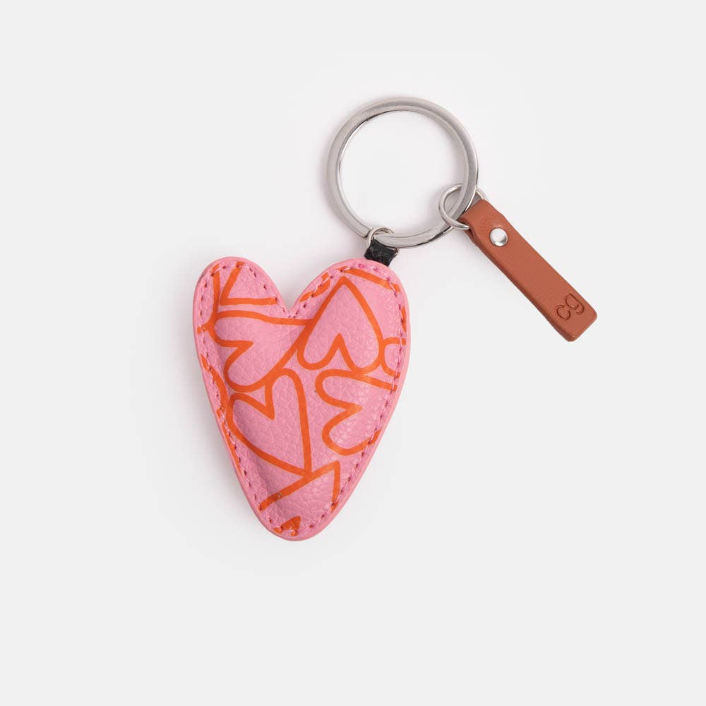 Keyring | Heart print