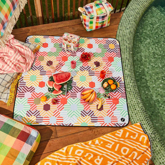 Holiday Medium Picnic Mat | Sage x Clare & Kollab | Tessa