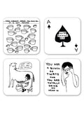 David Shrigley x Coaster Set | Set of 4