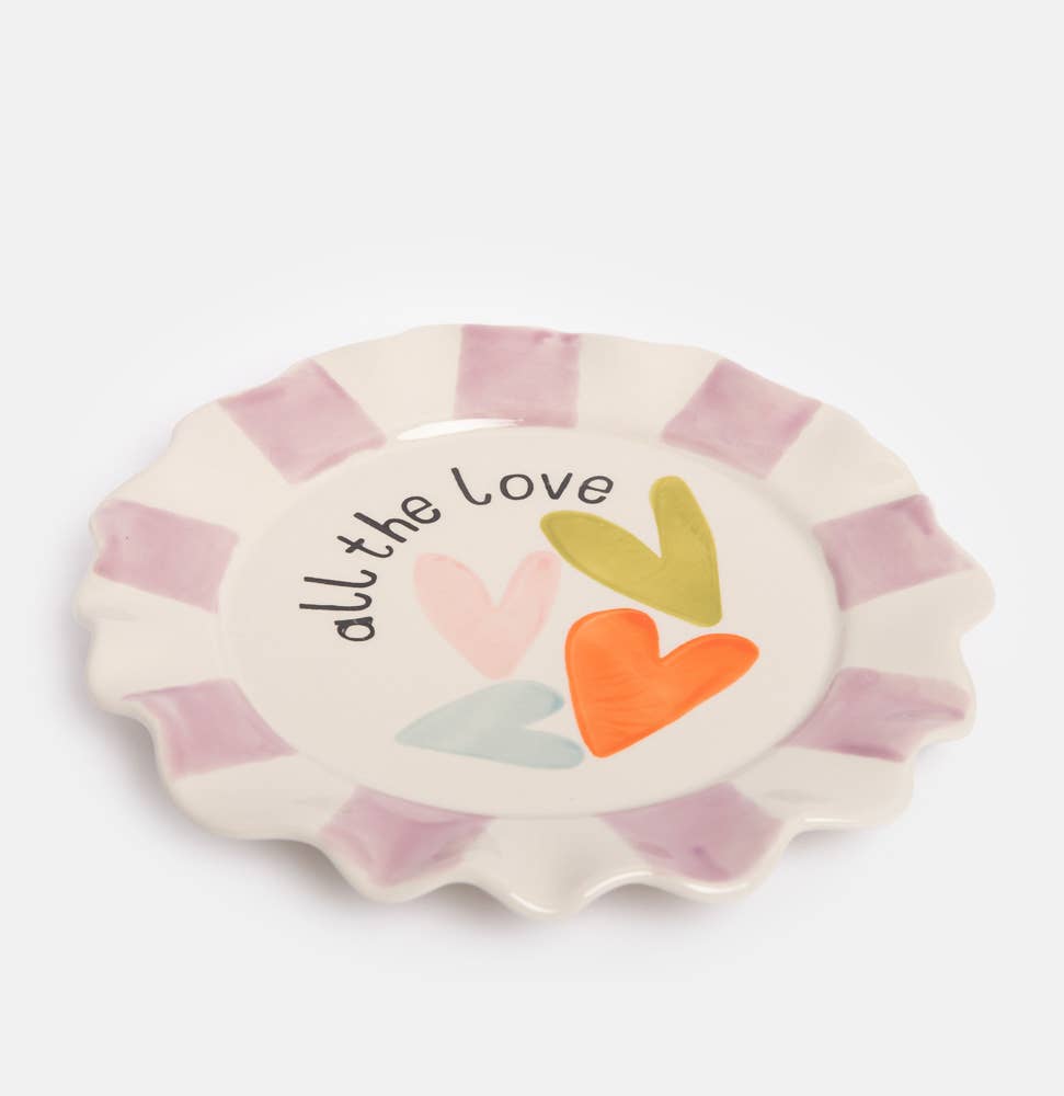 All The Love | Multi Hearts Plate