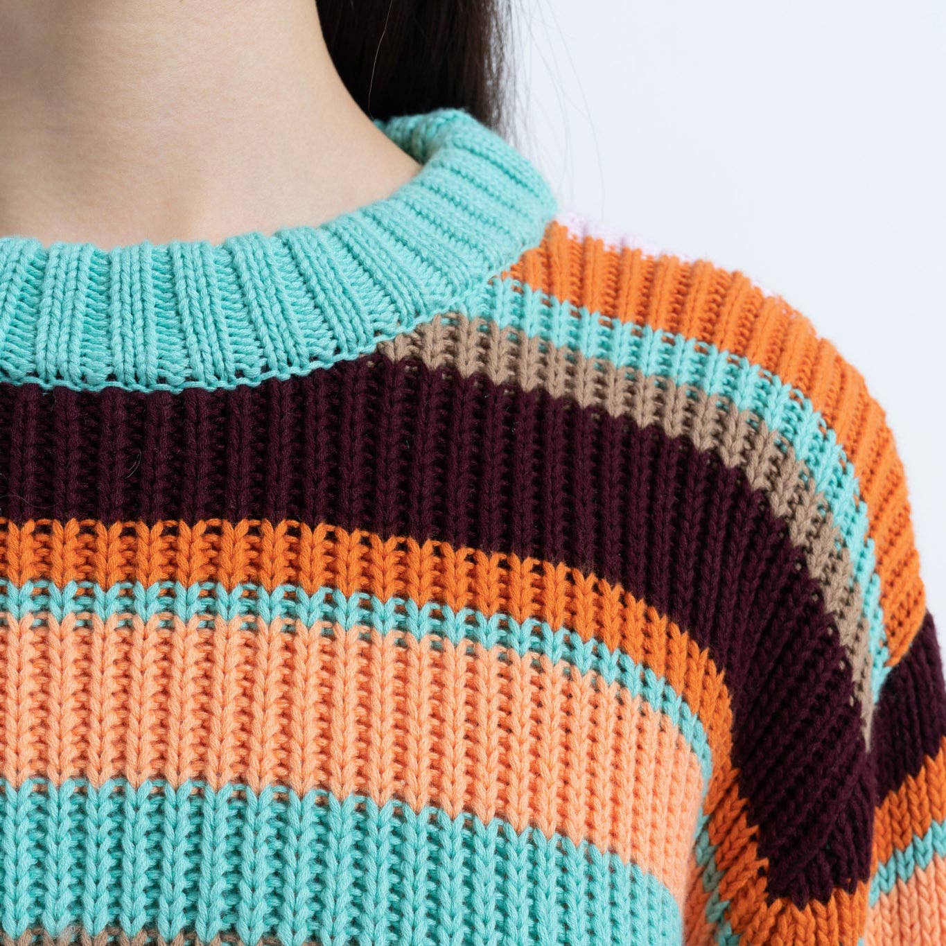 Stripe Standard Sweater | Multi