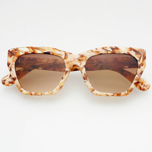 Gia Cat Eye Sunglasses | Pink Pearl