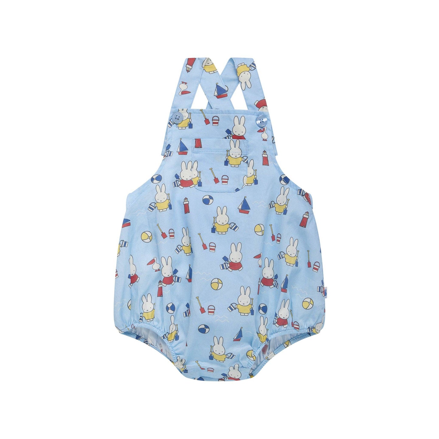 Miffy Pocket Romper | Harbor Blue