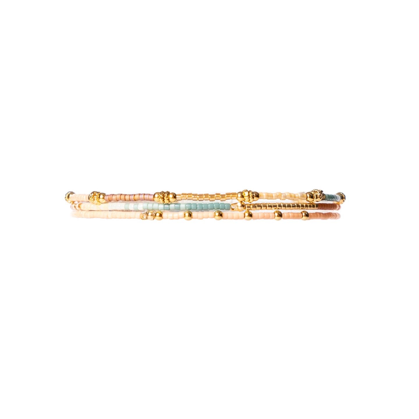 Miyuki Beaded Stretch Bracelets | Set of 3 | Various Colours