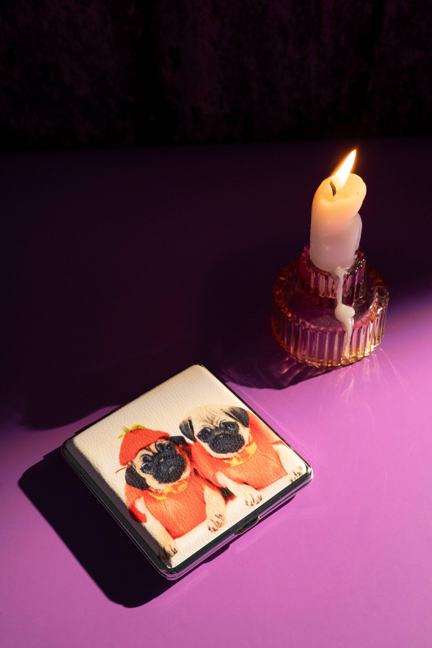 Pumpkin Pugs Cig Case