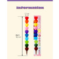 Rainbow Heart Stackable Marker Pen