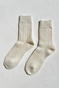Cashmere Pointelle Socks | various colours