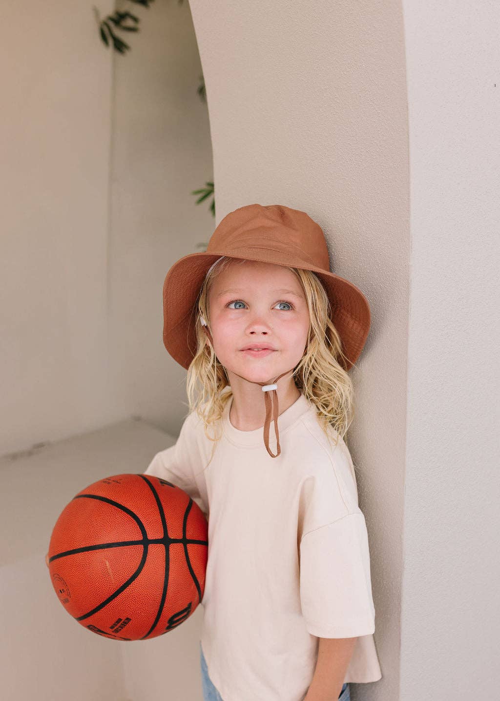 Wide Brim Bucket Hat | Coffee