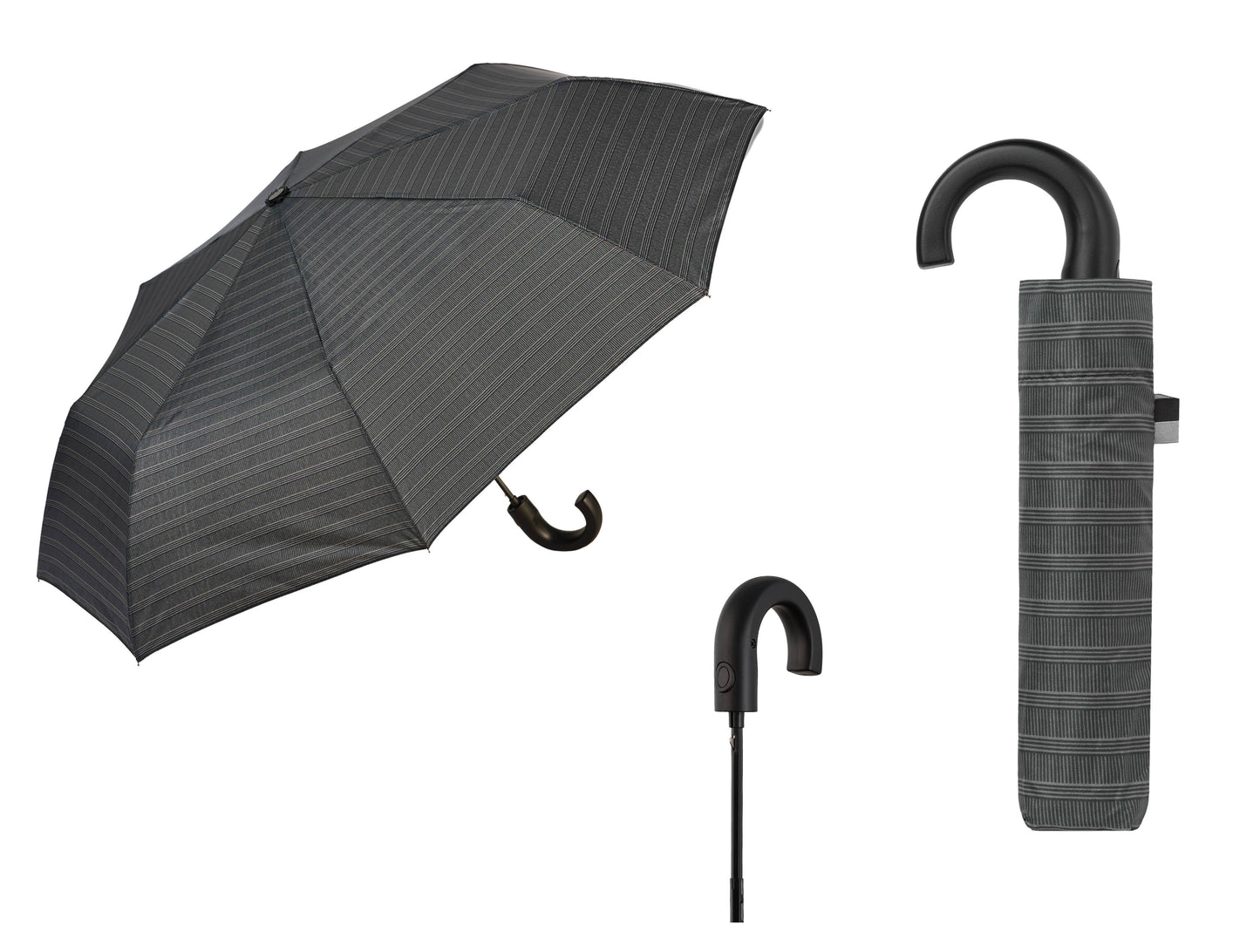 Folding Wooden Handle Umbrella | Various Styles