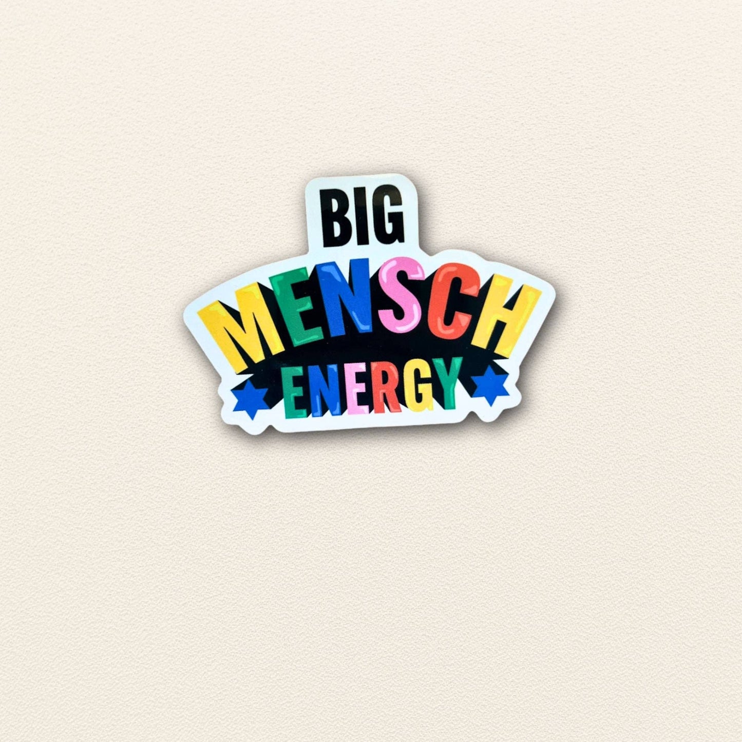 Big Mensch Energy Sticker