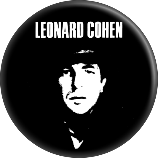 1.25" Badge | Leonard Cohen