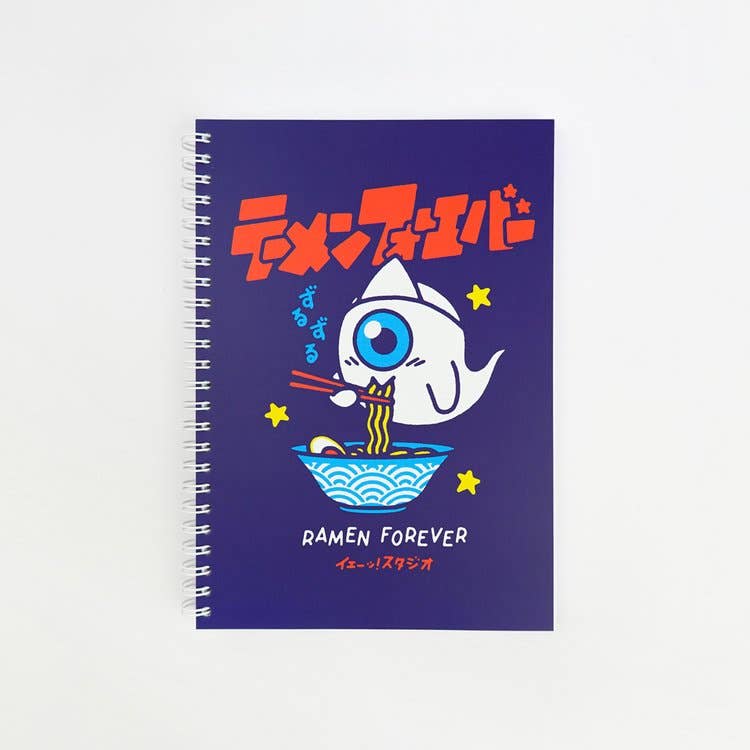 "Ramen Forever" Spiral Notebook (150 pages)