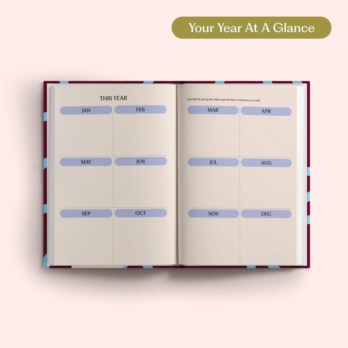 2027 Diary | Sky Blue | Week to view