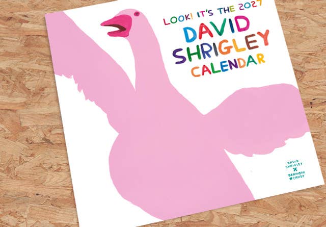 2027 Wall Calendar | David Shrigley