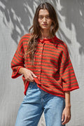 Quarter Length Knit Cardigan | Red Camel