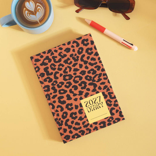 2027 Diary | Leopard | Week to view