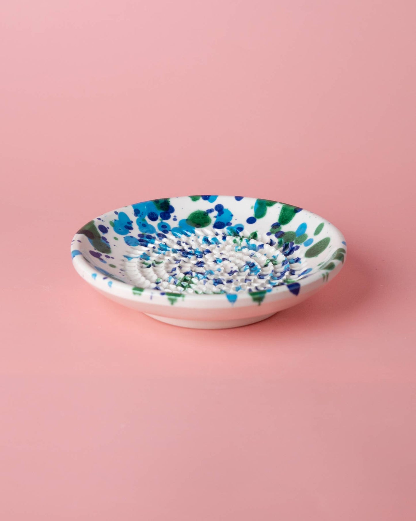 Small Grater Ceramic Dish | Coral