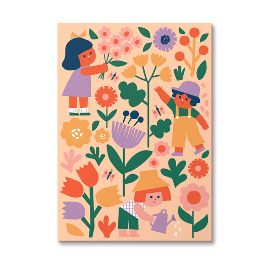 Kids Paint by Numbers | Flower Patch