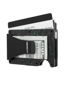 La Enviro | Carbon Wallet I Matte Green Speckle