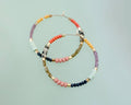 Meg beaded hoops