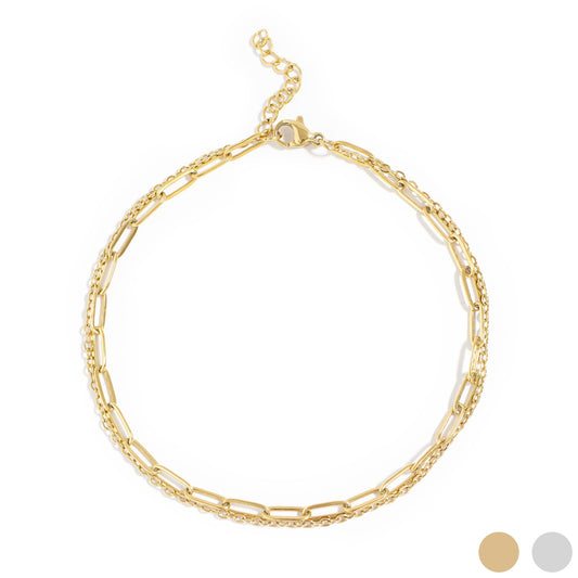 Double Chain Anklet | more colours avail