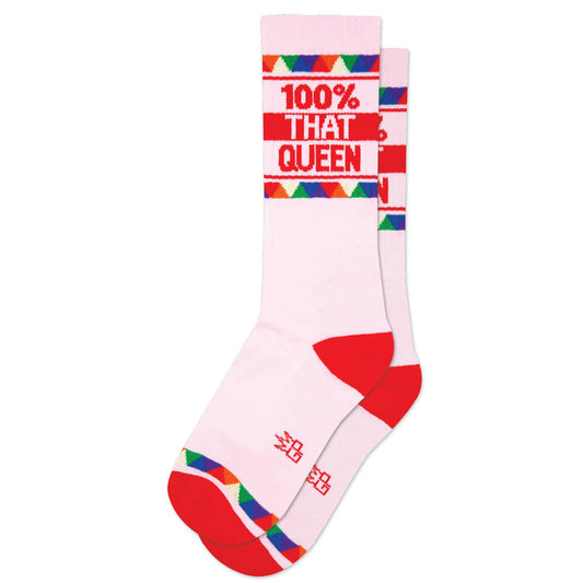 100% That Queen | Gym Crew Socks