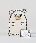 Dog with Mini Card Kid's Greetings Card