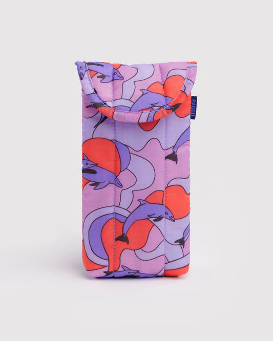 Puffy Glasses Sleeve | Dolphins