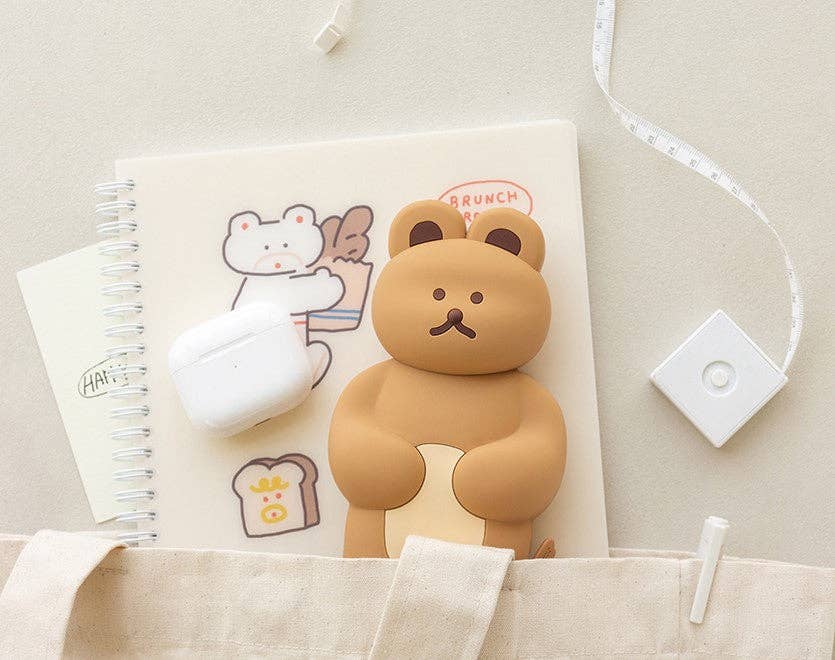 3D Soft Bear Pencil Case