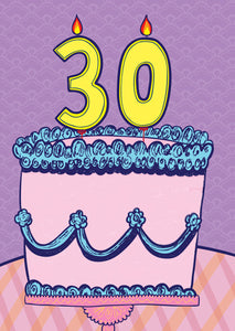 30 Number Cake