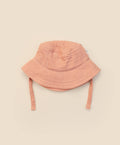 Cotton Muslin Bucket Hat | Clay
