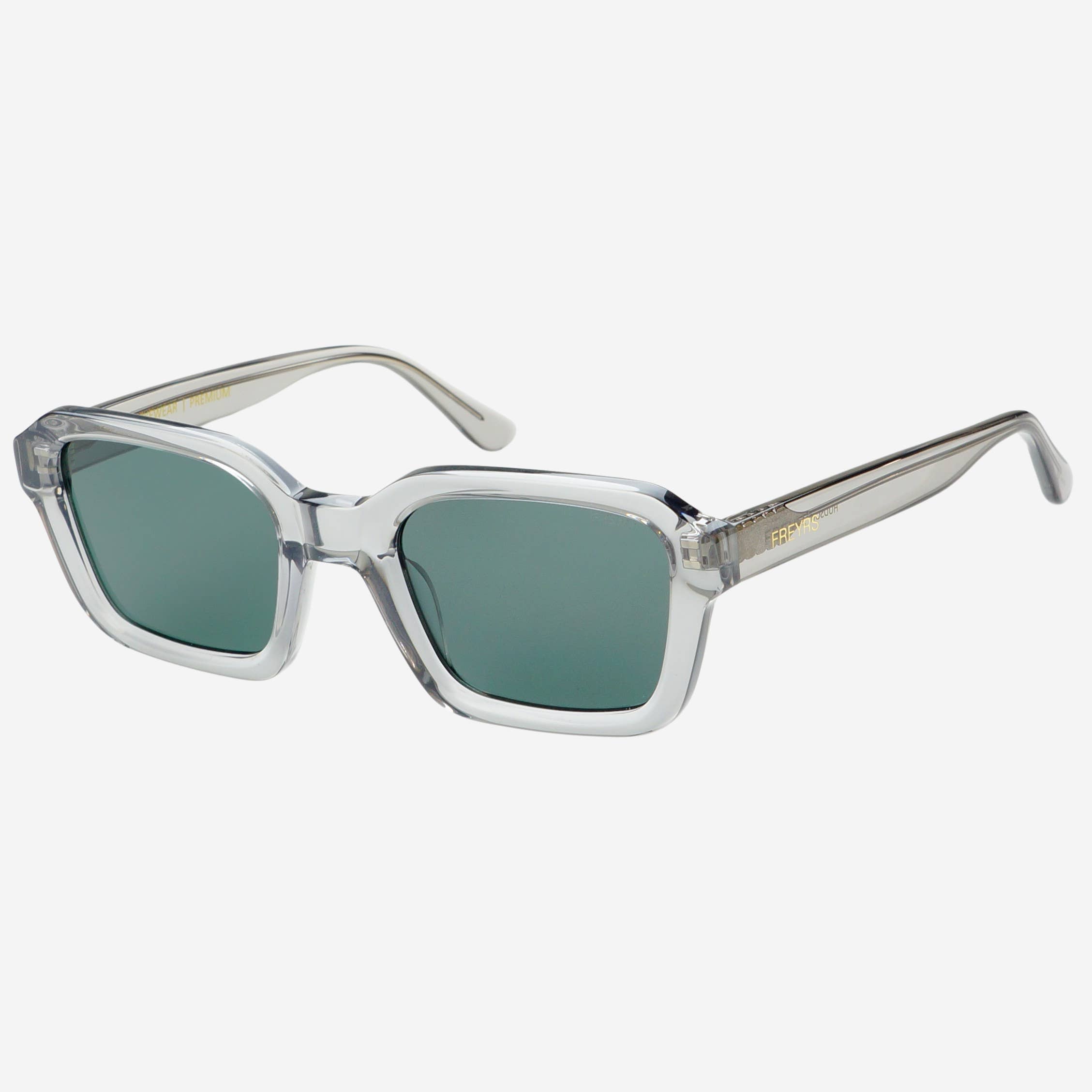 Hudson Rectangular Unisex Sunglasses | Gray