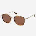 Weston Round Sunglasses | Milky Tortoise / Brown