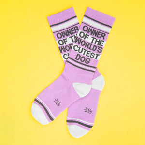 Owner Of The World's Cutest Dog | Gym Crew Socks