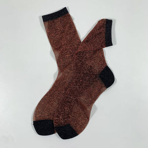 Women's Crew Sock | Sheer Glitter