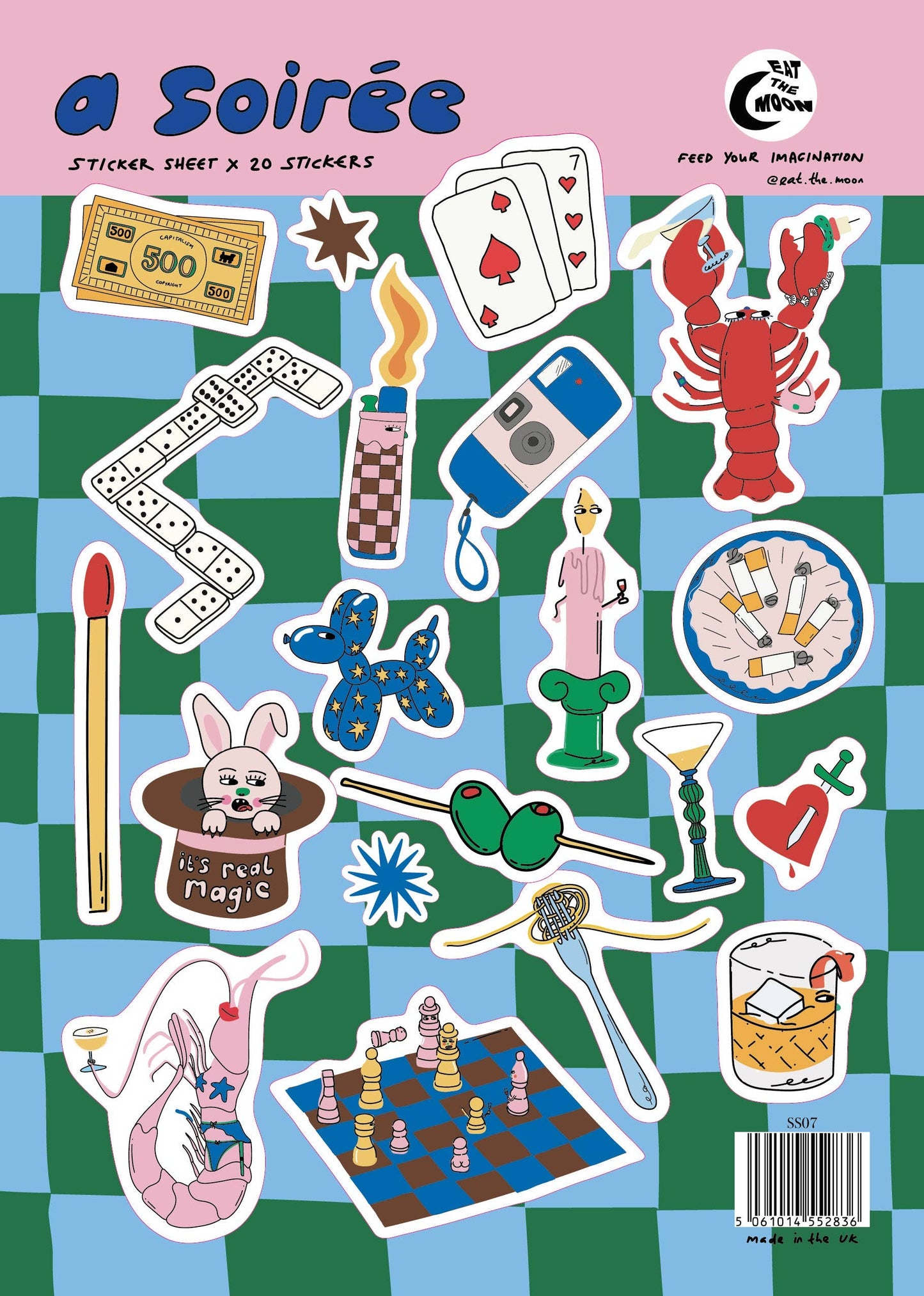 a soiree | A5 sticker sheet