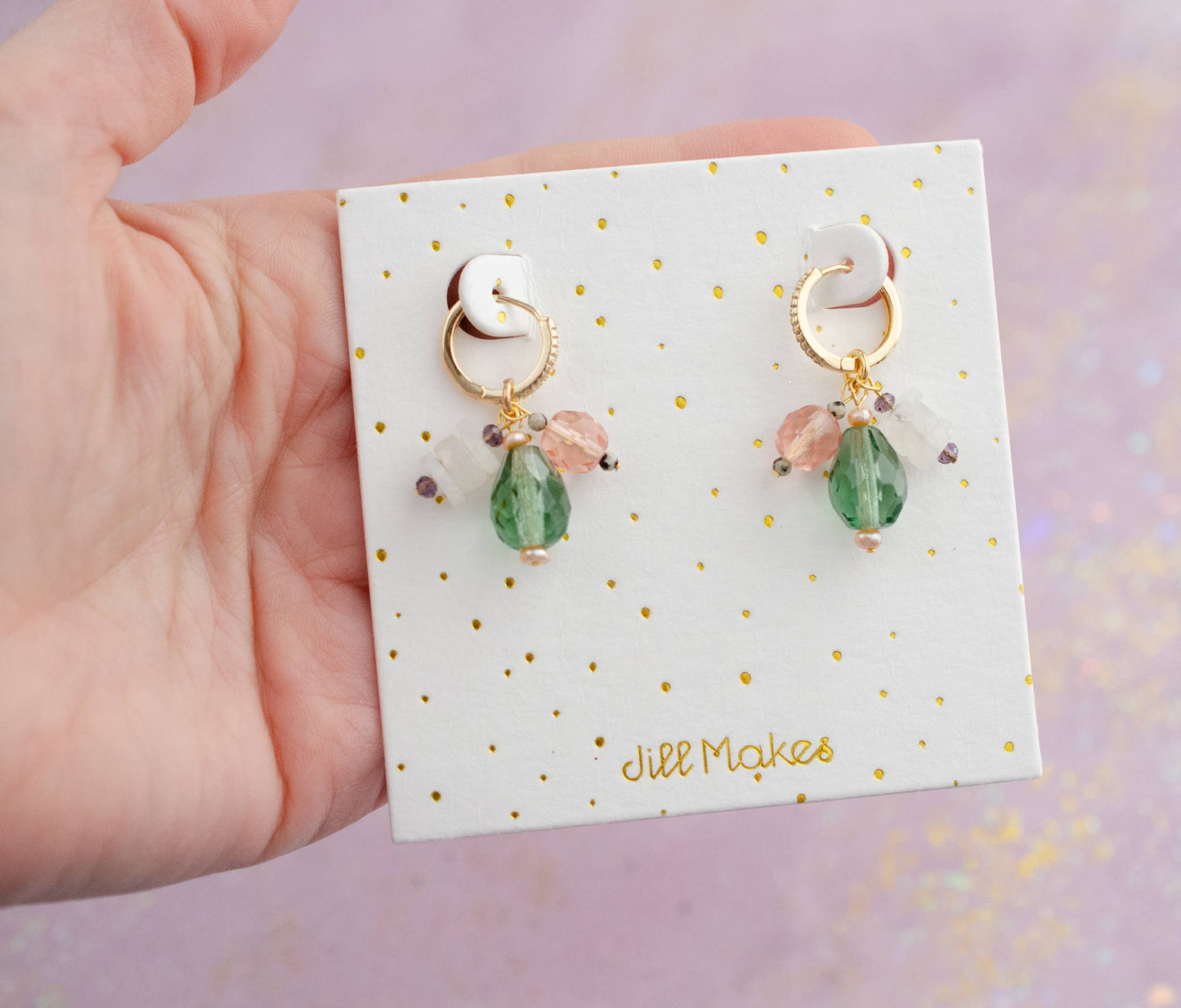 Isla | Charm Hoop Earrings