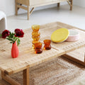 Totem Glass - Amber | Set of 2