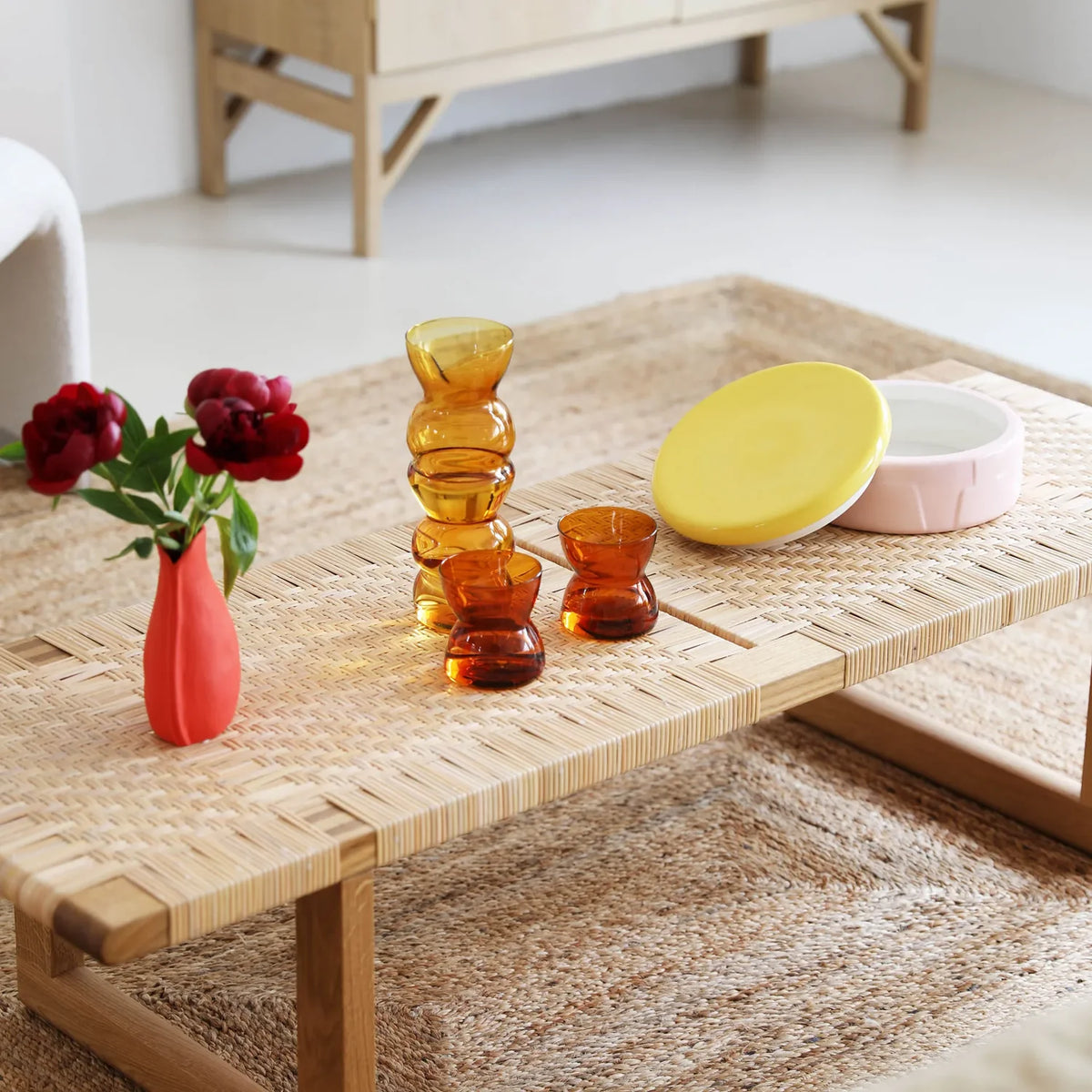 Totem Glass - Amber | Set of 2