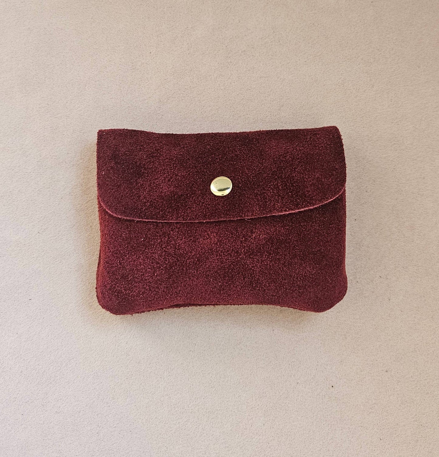 Suede Leather Coin Purse | More Colours Available